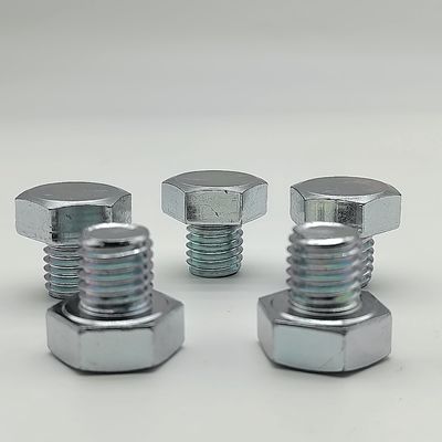 Bolt kepala hex kekuatan tinggi untuk mesin berat dan konstruksi dalam bungkus besar atau kecil Hardware akhir biasa