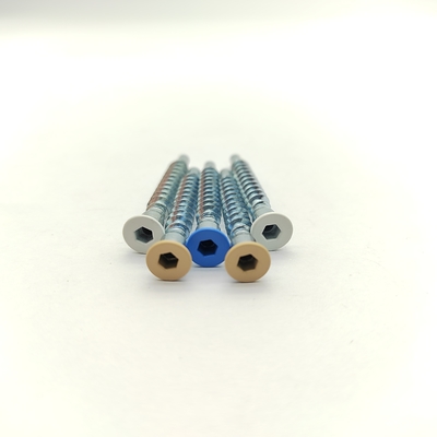 304 SS Furniture Screws Hex Drive Countersunk Self-Tapping Outdoor & Moisture Resistant