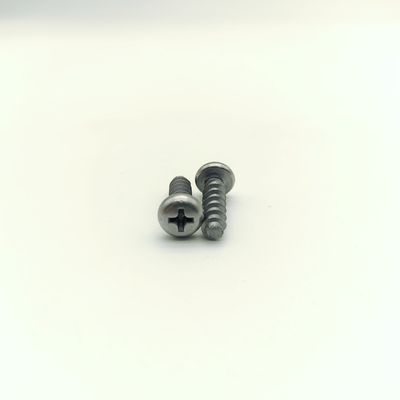 Sekrup Self-Tapping Kepala Tombol Berlapis Seng M6x18 Penggerak Phillips