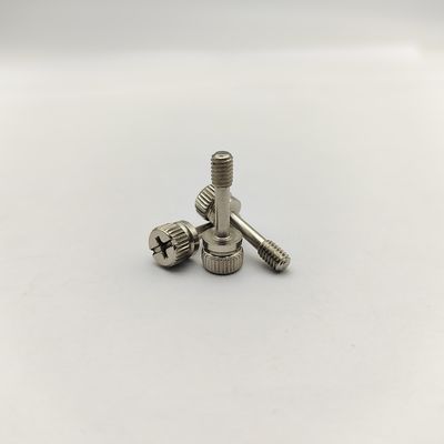 A2 Stainless Steel Knurled Captive Screws Phillips/Slotted Combo Drive