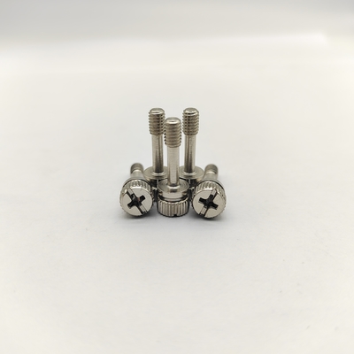 A2 Stainless Steel Knurled Captive Screws Phillips/Slotted Combo Drive