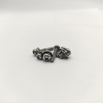 Phillips Pan Head Screws dengan Lock Washers Zinc Plated M4-M12