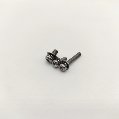 Phillips Pan Head Screws dengan Lock Washers Zinc Plated M4-M12