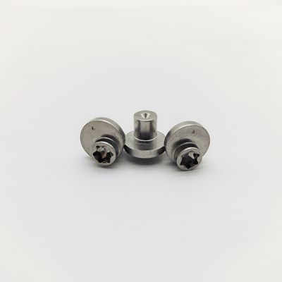 Pin Pengunci Eksentrik 316 Stainless Torx Sekrup Eksentrik ±0.3-1.0mm Offset Poles Elektrolitik