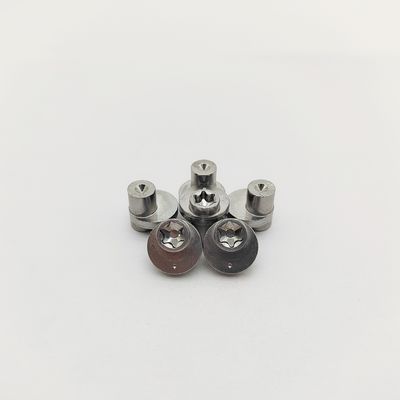 Pin Pengunci Eksentrik 316 Stainless Torx Sekrup Eksentrik ±0.3-1.0mm Offset Poles Elektrolitik