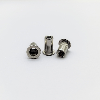 Murip baut keling knurled baja tahan karat 316 M6-M12 untuk Ketahanan Getaran