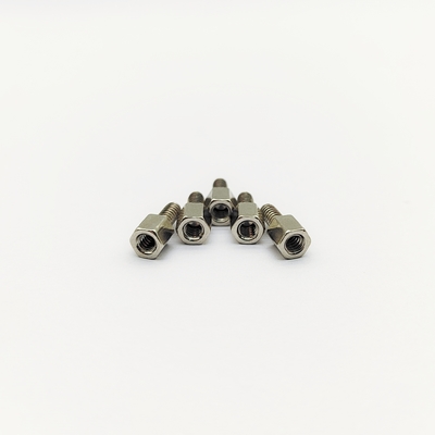 304 stainless steel #4-40 Hex Standoff Screw 12mm Pria-Wanita Benang