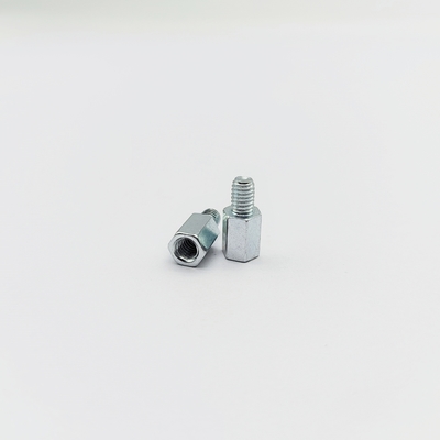 Sekrup Penyangga Hex M4 8mm Baja Tahan Karat Lapis Seng Biru
