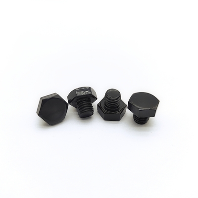 Baut Hex Stainless Steel M8x1.25mm 12.3mm Elektroplating Hitam