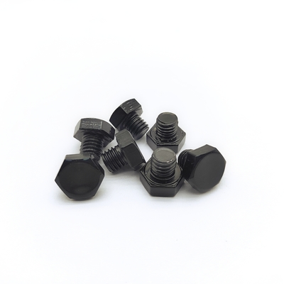 Baut Hex Stainless Steel M8x1.25mm 12.3mm Elektroplating Hitam