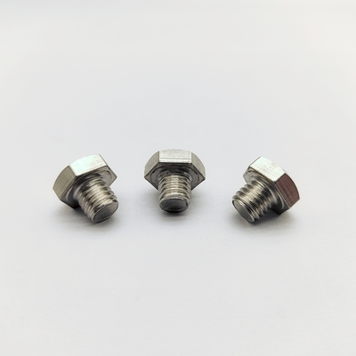 Baut Roda Chrome M8 Panjang 12.3mm Kepala Hex 13mm Baja Tahan Karat