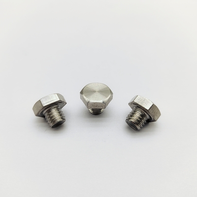 Baut Roda Chrome M8 Panjang 12.3mm Kepala Hex 13mm Baja Tahan Karat