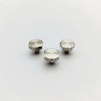 Baut Roda Chrome M8 Panjang 12.3mm Kepala Hex 13mm Baja Tahan Karat