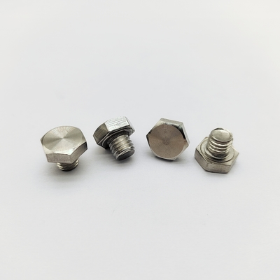 Baut Roda Chrome M8 Panjang 12.3mm Kepala Hex 13mm Baja Tahan Karat