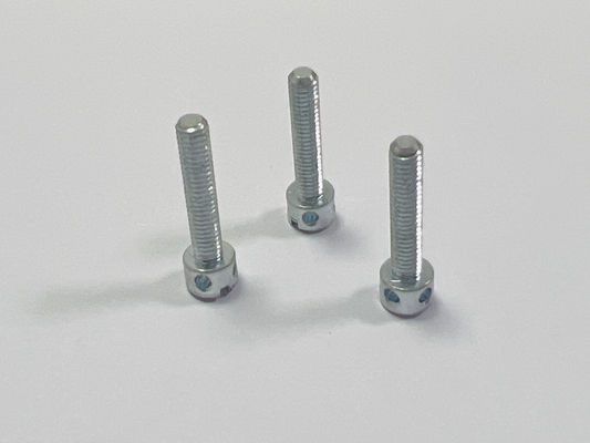 5mm*5mm Head Size Zinc Plated Lead Sealing Screws for Tamper Evident Seals