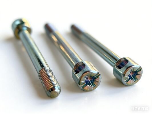 Toleransi plus atau minus 0,05mm Electric Meter Screws Stainless Steel Pan Head Cocok untuk berbagai jenis meter listrik