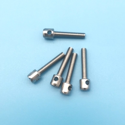Satu lubang Slotted Lead Seal Screw Zinc Plated Pan Head Electric Meter Screws Screws Anti-Tamper Sealing