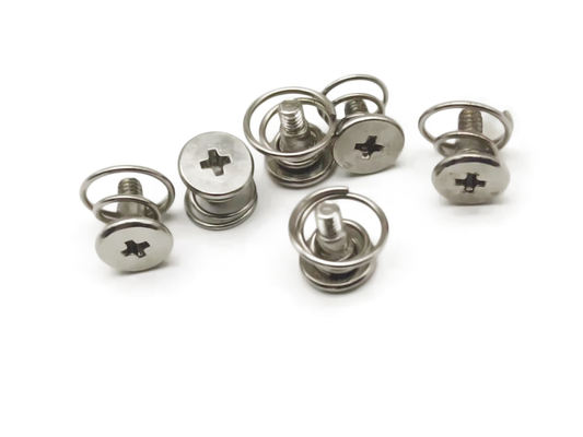 DIN Standard Spring Loaded Screw M2 M2.5 M3 C1022 Bahan Sekrup SEMS Berlapis Nikel