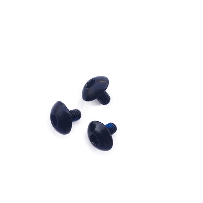 Sekrup Kunci Diri ANSI, Sekrup Aluminium Hitam M6x10 Bahan Alu6061