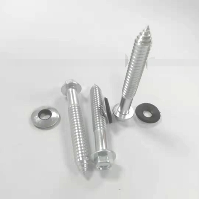 Sekrup Self-Tapeing Untuk Bangunan Sekrup Flange Hexagonal Produsen Sekrup Dengan Komposit Gasket