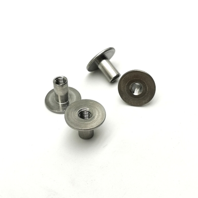 Kerah Kerucut Stainless Steel Rivet T Cap ANSI Standar 1.583g Berat 13x10mm Kerucut Tubular Kerucut Kerucut Baja