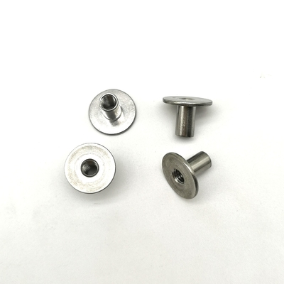 Kerah Kerucut Stainless Steel Rivet T Cap ANSI Standar 1.583g Berat 13x10mm Kerucut Tubular Kerucut Kerucut Baja
