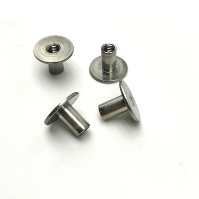 Kerah Kerucut Stainless Steel Rivet T Cap ANSI Standar 1.583g Berat 13x10mm Kerucut Tubular Kerucut Kerucut Baja
