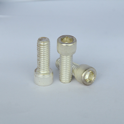 Sekrup Kepala Silinder Allen M5 Stainless Steel Mesin Sekrup Material SS316 Silverplated