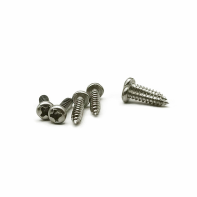 Sekrup Logam Lembaran Sandblasted Stainless Steel Self Tapping PA3x12