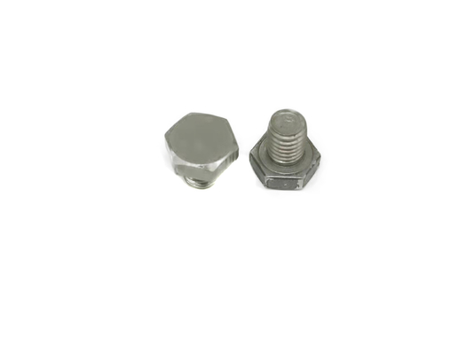 M8X6.0 Hex Head Machine Sekrup Stainless Steel Anodized Untuk Roda Mobil