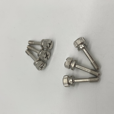M4X16 Stainless Steel Captive Screws Sebelas Karakter Groove Knurling