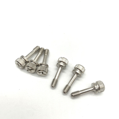 Sekrup Mesin Stainless Steel Groove Knurling, Sekrup Captive M4 A4-80