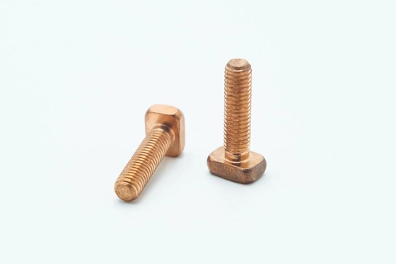 Kepala Persegi T Berbentuk Sekrup M8x30mm Baja C1022 Bahan 17.59g Berat