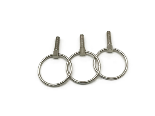 Sekrup Baut Mata Stainless Steel Penempaan Dingin M5X18 M6x16 Kromium berlapis emas