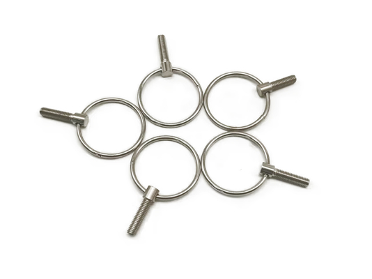 Sekrup Baut Mata Stainless Steel Penempaan Dingin M5X18 M6x16 Kromium berlapis emas