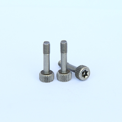 6-32 X 1/2 "Tombol Sekrup Mesin Keamanan Tamper Proof 6 Lobe Torx Center Pin Head