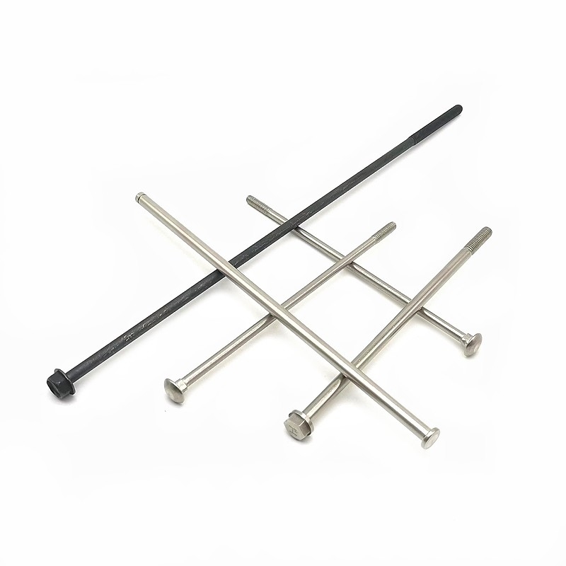 Ekstra-Long Screw Motor Extension Screw Eksternal Hexagon Flange Long Bolt M6*200 Long Screw Untuk Motor