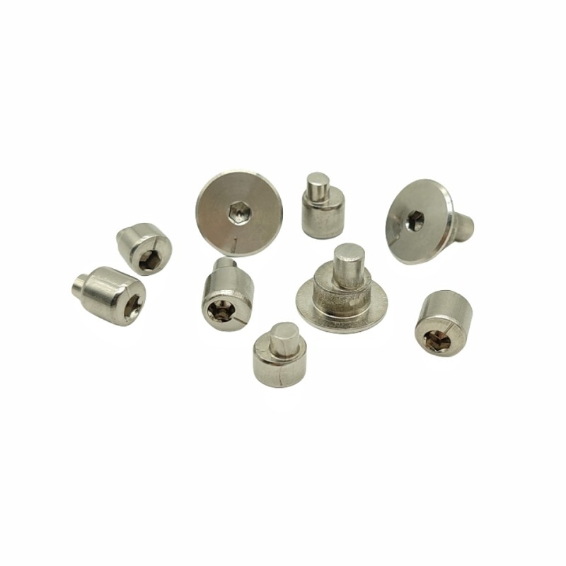 Sumber Produsen Stainless Steel Hexagon Ekskentris Mengunci Rivet Quick-Assembly Ekskentris Hinge Mengatur Rivet