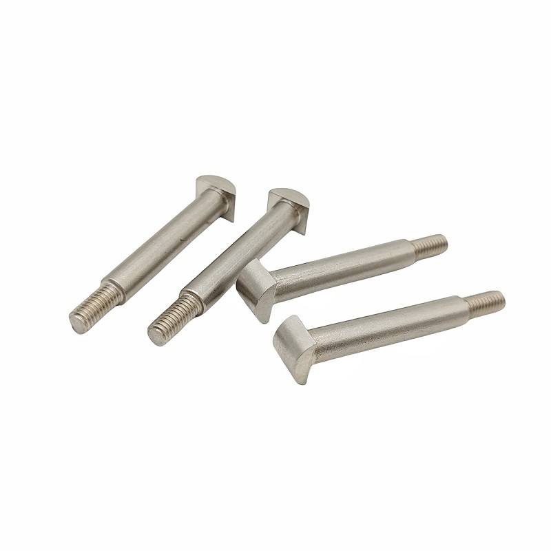 Sesuaikan berbagai spesifikasi dari stainless steel T-bentuk step baut dengan permukaan melengkung T-bentuk baut