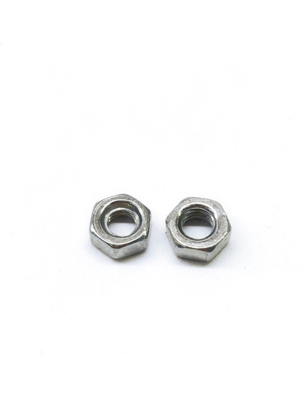 Hex Nut Zinc Nickel Alloy Fasteners stainless steel Warna asli