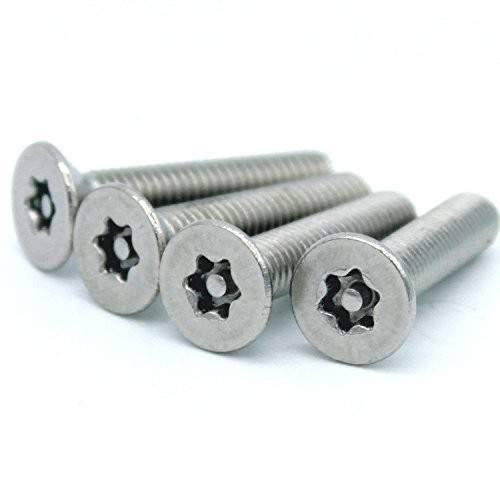 Lapisan tahan korosi dan PIN Torx Groove Tamper Proof Security Screws untuk daya tahan lama