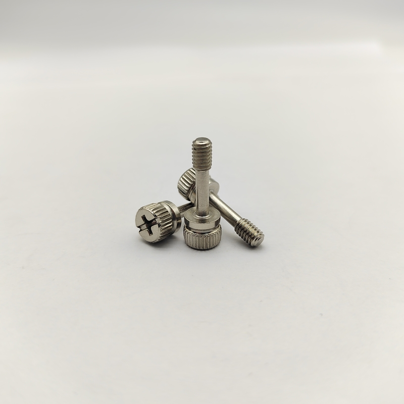 A2 Stainless Steel Knurled Captive Screws Phillips/Slotted Combo Drive