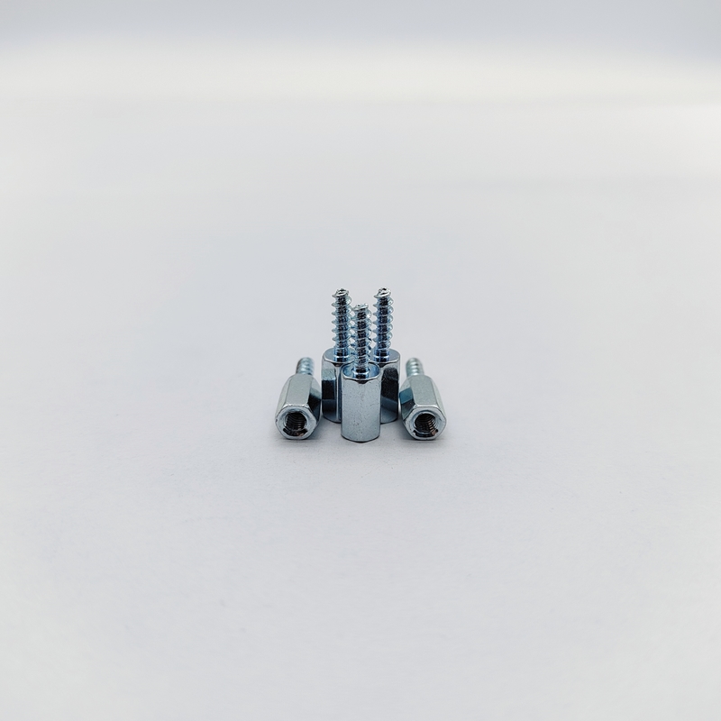 Penyangga Hex Pria-Wanita Berulir Pemasangan PCB Kuningan Nilon M2-M6