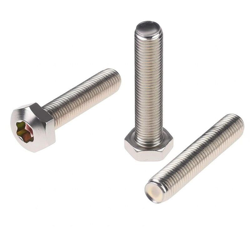 Aksesoris mobil Sekrup keamanan stainless steel Eksternal Hexagon Anti Tamper Fasteners untuk perakitan mobil yang aman