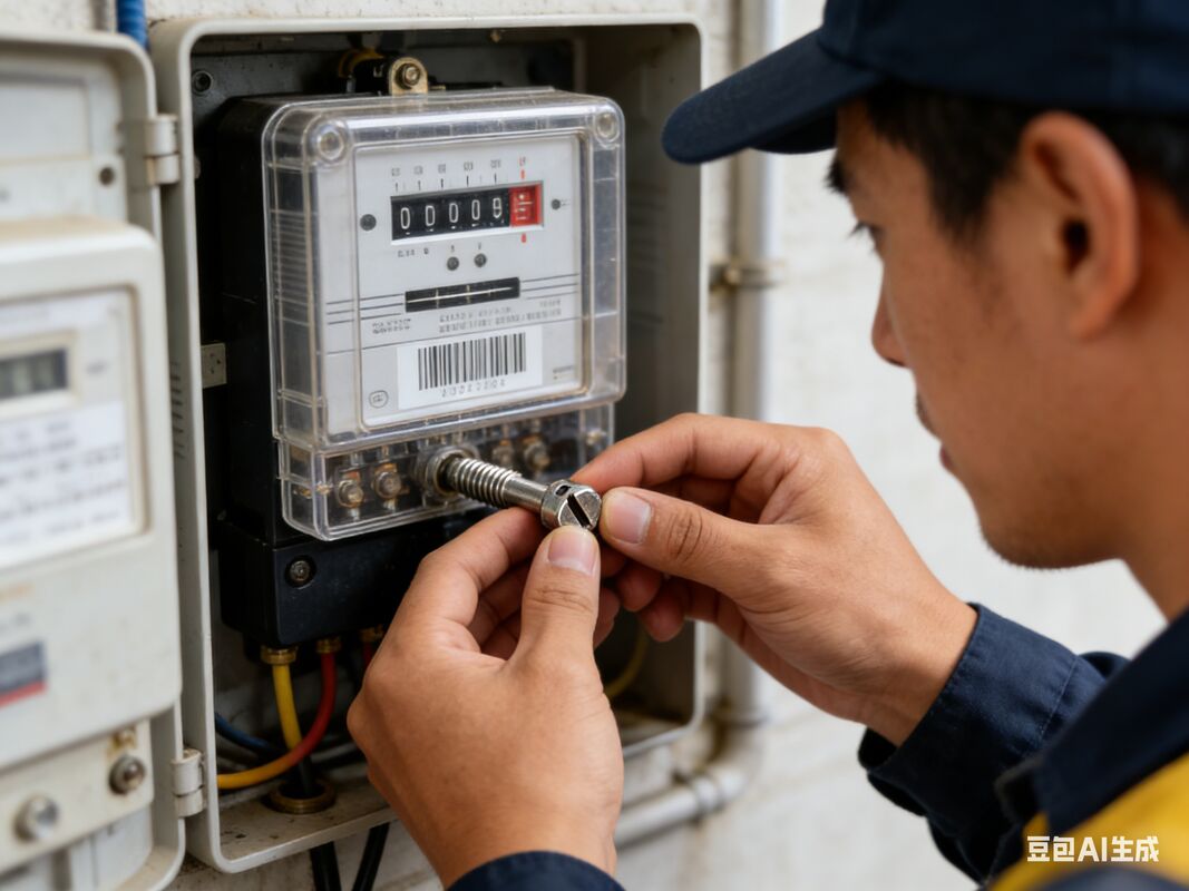 Toleransi plus atau minus 0,05mm Electric Meter Screws Stainless Steel Pan Head Cocok untuk berbagai jenis meter listrik