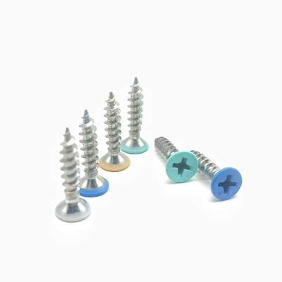 Lukisan Furnitur Sekrup Self Tapping Cat Warna Countersunk ISO