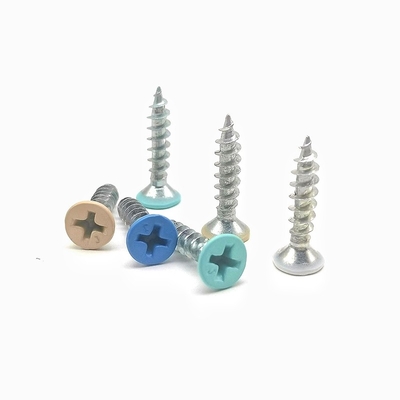 Cat Warna Self-Tapping Cat Furniture Sekrup Countersunk Cross Self-Tapping Sekrup