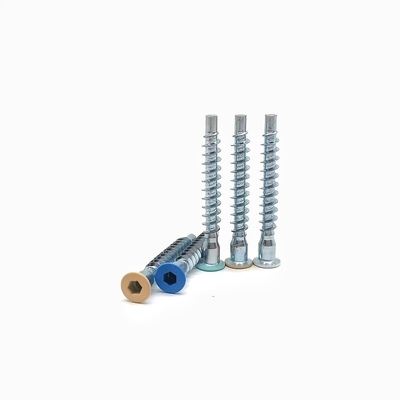 Roller Coaster Self Tapping Sekrup Countersunk Sekrup Soket Heksagonal yang disesuaikan