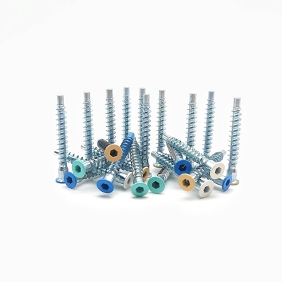 Sekrup Gigi Kayu Heksagonal Pemangkasan Lurus Benang Roller Coaster Countersunk