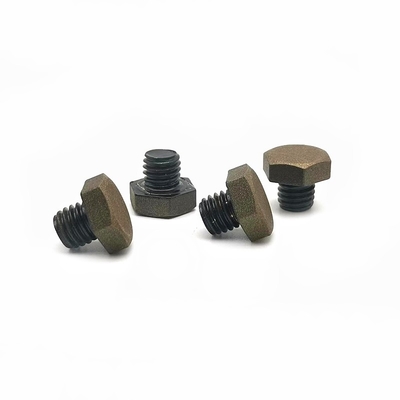 Sekrup CD Kuku Hias Segi Enam Kustom 7.0mm Stainless Steel Gigi Penuh